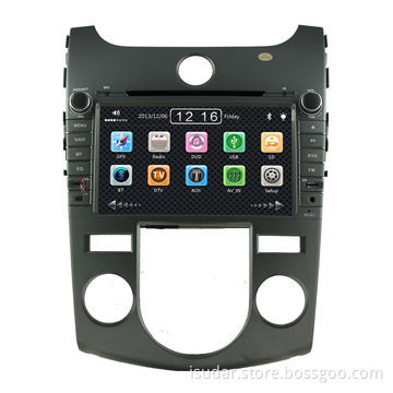 Car DVD Player for Kia Cerato Auto Air-conditioner ,with CD/MP3/DVD/USB and 8-inch TFT Monitor